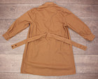 Vtg Women s Ww2 Tan British Wla Cotton Drill Coat   Jacket Sz L 1940s Overall