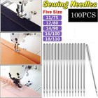 100pc Home Sewing Machine Needles 11 75 12 80 14 90 16 100 18 110 Fit For Singer
