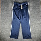 Nwt Adidas Track Pants Women s Xl Navy White Designed 2 Move Straight Athleisure