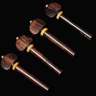 1 Set Ebony Wood Violin Pegs Chin Rest End Pin Tailpiece 4 4 Violin Parts