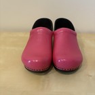 Dansko Professional Clogs Shoes Womens Size 35 Pink Leather Comfort Work Nursing