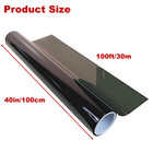 2-ply 40 x100  Ft Window Tint Film Roll Choose Shade 5  15  20  35  Vlt Oaksilk