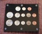 1950  Pds  Uncirculated Silver Mint  Set -choice-gem -custom Holder
