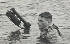 1992 Universal Soldier 8x10 Photo Jean-claude Van Damme In Water Reprint