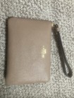 Coach Corner Zip Wristlet Wallet Gold   Taupe 50832 - New