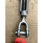 Adjustable Turnbuckle 1  Thread X 31 -49  Jaw   Jaw Clevis Galvanized Heavy Duty