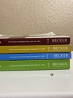Becker Cpa Exam Review Books Lot Of 4 Aud  Reg  Far  Bar 2018