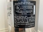 Amerex 240 Stainless 2 5 Gallon Pressurized Water Fire Extinguisher Class 2a