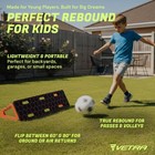 Vetra Soccer Training Equipment - Soccer Rebounder Board With 2 Sandbags