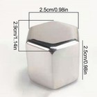 Stainless Steel Ice Cubes Chilling Stones Rocks Reusable For Whiskey Wine Drink