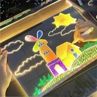 Led Note Board With Colors Acrylic Dry Erase Illuminated Drawing Board Kids Gift
