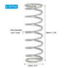 10 Pack 304 Stainless Steel 1mm Wire Dia X 10mm Od X 30mm L Compression Spring