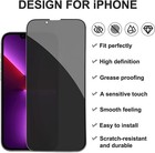 Wholesale Lot Privacy Tempered Glass Screen Protector For Iphone 18 17 16 15 14