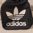 Adidas Originals Santiago Duffel Bag Black white Polyester Zip Adjustable Strap