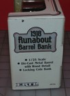 Nib Ertl Agway 1918 Ford Runabout 1 25 Scale Barrel Truck Bank Die Cast Metal