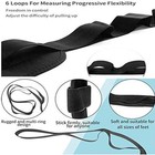 Yoga Stretch Strap Leg Stretcher Foot Stretching Belt With Loops Yoga Rehab