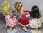3 Vintage  Cosmopolitan Ginger  Hard Plastic Dolls