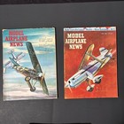 Vintage Model Airplane News Magazine Lot Of 8 1950s 1960s Rc Plans     As Is Rough