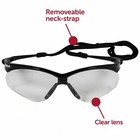 3- Nemesis 25676 Clear Safety Glasses Protective Shooting Work Eyewear Ansi Z87 