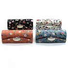 4 Pcs Ladies Floral Lipstick Case Holder With Mirror Cosmetic Storage