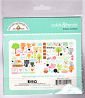Doodlebug Designs Kitten Smitten Odds   Ends  88pc  Die-cut Ephemera Assortment
