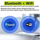 600mbps Usb Faster Wifi bluetooth Adapter 2 In 1 Wireless Network Card For Pc