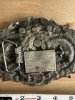 1985 Bergamont Brass Works Wrestling Championship Belt Buckle