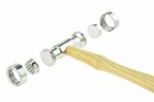 New  Interchangeable Dual Heads Texturing Hammer Metal Work Tool 9 In 1