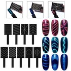 16pcs Cat Eye Gel Nail Polish Tools Set- Cat Eye Magnet For Nails And Magnetic N