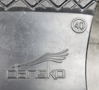 Dansko Marcelle Black Cabrio Leather Mary Jane Shoes Clogs Eu40 Womens Size 9 5