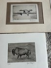 1970 The Local A  C  Gentry 2 Signed Art Prints And 1 Signed Artist Proof