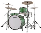 Ludwig Classic Maple Green Sparkle Fab 14x22_9x13_16x16 Drums Shell Pack Dealer