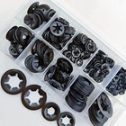 350pcs M2 5-m10 External Circlip Retaining Clip Snap Ring Washer Assortment Kit