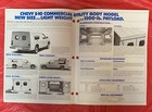 1982 Chevrolet  comercial Utility Model  - Original Truck Brochure   Catalog