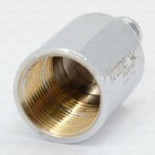 Keg Pump Adapter Hose Barb 3 8  Chrome Tubing Connector Hand Held Pump Converter