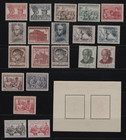 Czechoslovakia Sc 499 559  1952 Collection   20 Stamps   1 Souv  Sheet Mint Og
