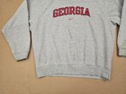 Georgia Bulldogs Sweatshirt Mens Large Gray Ncaa Football Nike Fleece Crewneck