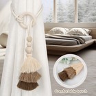 2pcs Curtain Tiebacks With Tassel Curtain Tie-backs Rope Curtain Holdbacks