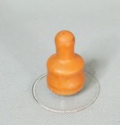 Antique French Blown Glass   Pure Rubber Baby Feeder Nursing Nipple Shield Box