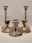 Lot Of 6 International Other Sterling Silver Weighted Candlestick Holders  1984g