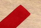 6 9x1 4 Inch Velvet Drawstring Pen Pouch Bag Single Suede Pen Sleeve Red