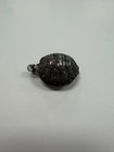 Vintage Rare  925 Sterling Silver Turtle Trinket Box  pill Box L31