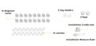 Vmaisi 16 Pack Child Safety Magnetic Cabinet Locks - Children Proof Cupboard