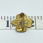 1960s Girl Scout Trefoil Pin Gold Tone -marked B-vintage 