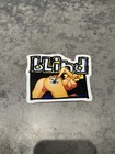 Vintage Blind Skateboarding Sticker Vinyl Decal Naked Girl Y2ak