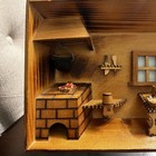 Vintage Retro Folk Art Carved 3d Primitive Kitchen Wood Diorama Wall Hanging