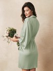 Bridal Silk Robes For Women  Short Bridesmaid Robes For Bridal Wedding Party    