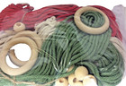 Macrame 3 Christmas Trees Craft Kit Beads