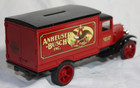 Budweiser Ertl Die Cast 1931 P Delivery Truck Bank   With Key   Excellent 