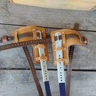 Klein 8210 Tree pole Climbing Spikes spurs gaffs Pads   Straps  Minty Condition 